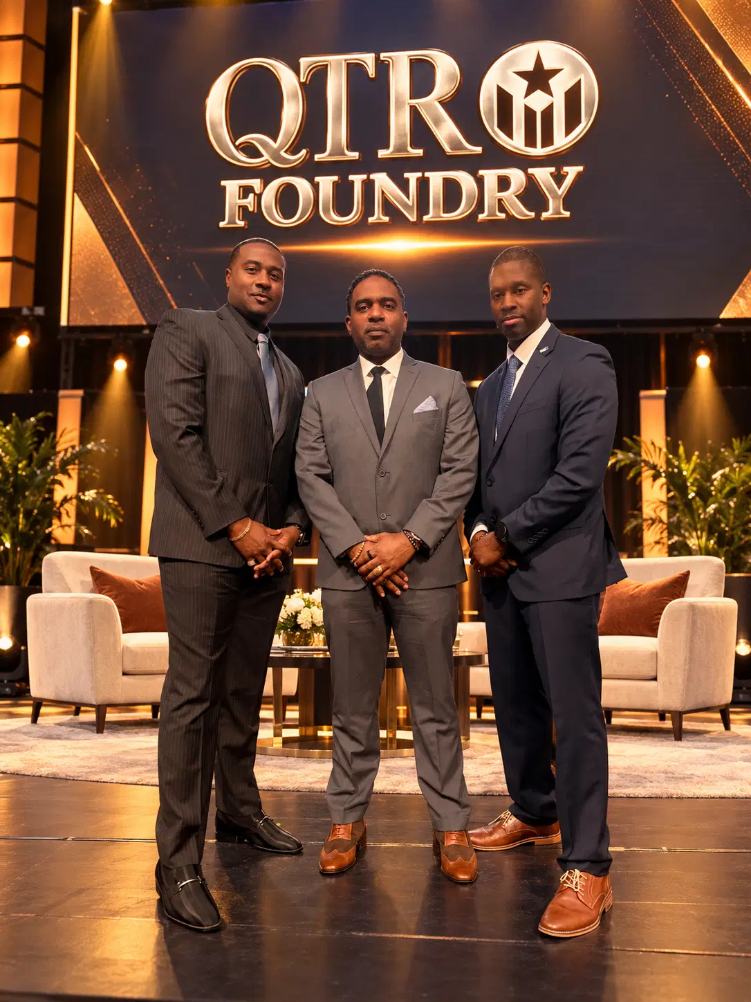 QTR Foundry co-founders Robert Rivers, Quentin Davis, and Thomas Wigington